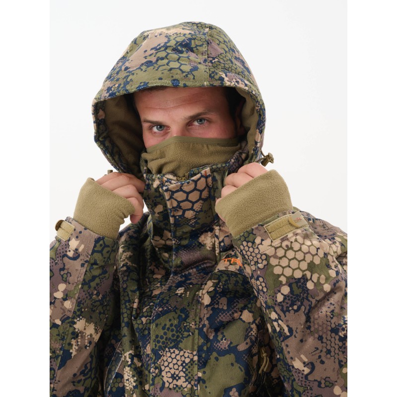 Костюм мужской Triton Gear Pro -45 Гринлайн, ткань Вельбоа, зеленый камуфляж, размер 56-58, 170-176 см