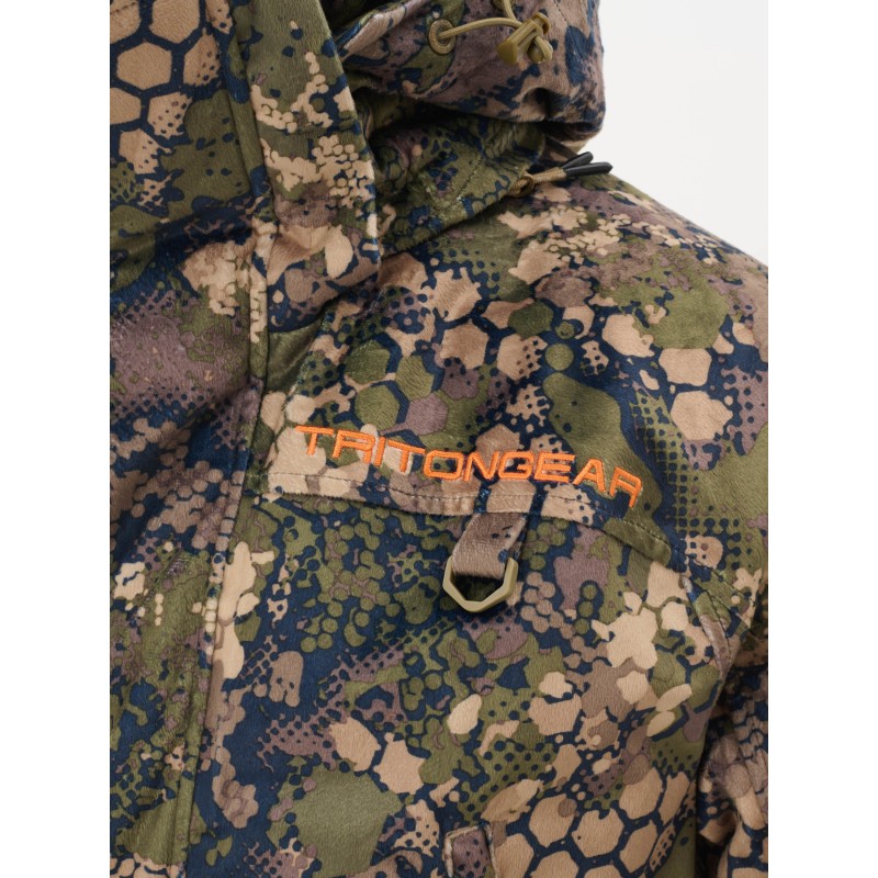 Костюм мужской Triton Gear Pro -45 Гринлайн, ткань Вельбоа, зеленый камуфляж, размер 56-58, 170-176 см