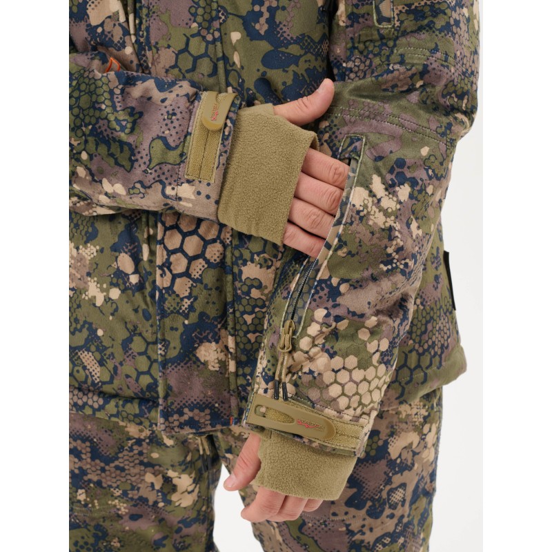 Костюм мужской Triton Gear Pro -45 Гринлайн, ткань Вельбоа, зеленый камуфляж, размер 56-58, 170-176 см