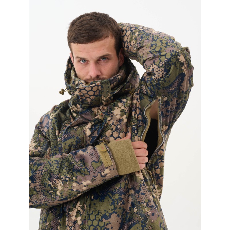 Костюм мужской Triton Gear Pro -45 Гринлайн, ткань Вельбоа, зеленый камуфляж, размер 56-58, 170-176 см