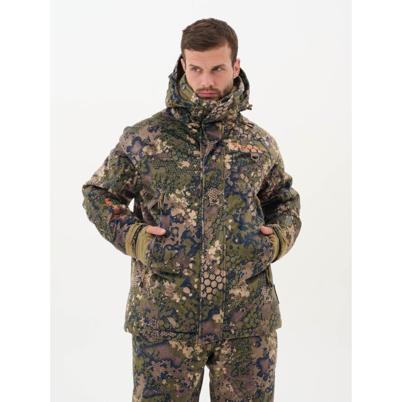 Костюм мужской Triton Gear Pro -45 Гринлайн, ткань Вельбоа, зеленый камуфляж, размер 56-58, 170-176 см