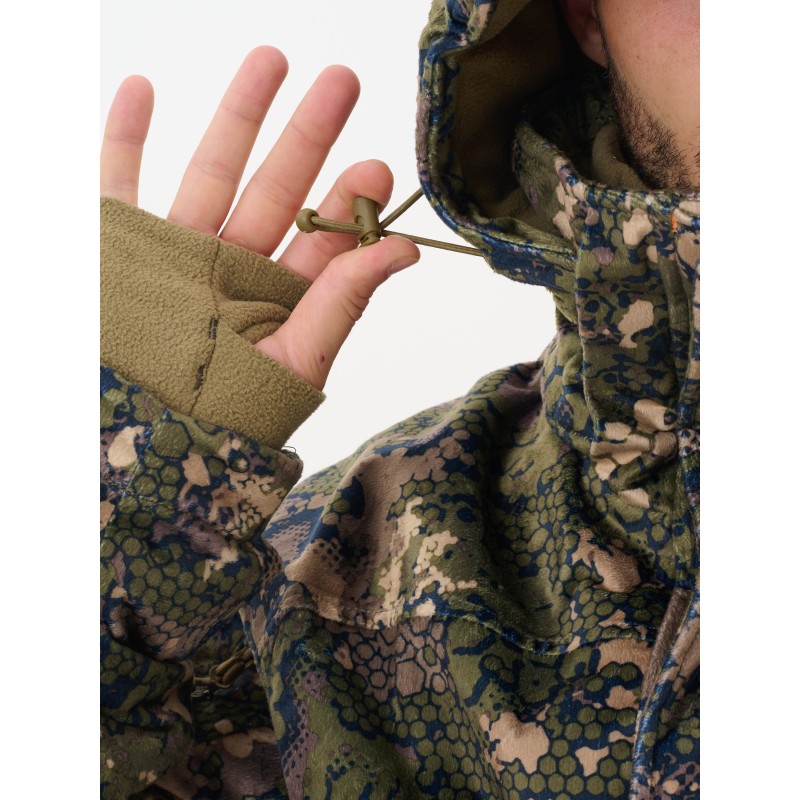 Костюм мужской Triton Gear Pro -45 Гринлайн, ткань Вельбоа, зеленый камуфляж, размер 56-58, 170-176 см