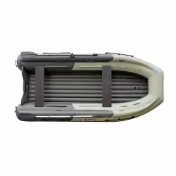 Лодка надувная ПВХ с фальшбортом Angler Reef Triton 400 S-Max, черный/оливковый