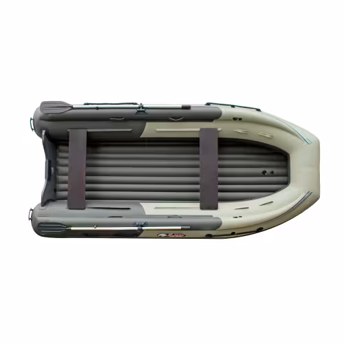 Лодка надувная ПВХ с фальшбортом Angler Reef Triton 400 S-Max, черный/оливковый