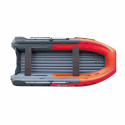 Лодка надувная ПВХ с фальшбортом Angler Reef Triton 400 S-Max, черный/красный