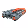 Лодка надувная ПВХ с фальшбортом Angler Reef Triton 425 S-Max, НДНД, темно-серый/красный