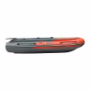 Лодка надувная ПВХ с фальшбортом Angler Reef Triton 425 S-Max, НДНД, темно-серый/красный