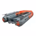 Лодка надувная ПВХ с фальшбортом Angler Reef Triton 425 S-Max, темно-серый/оранжевый