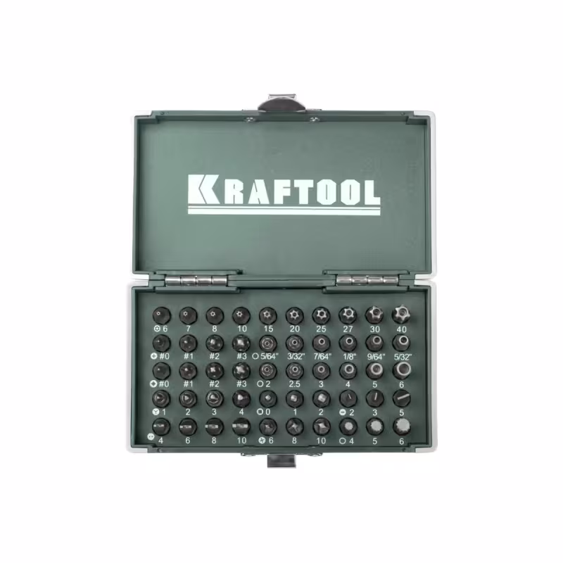 Набор кованых торсионных бит Kraftool X-Drive 26065-H50, 50 предметов