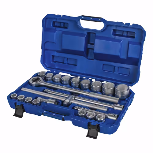 Набор торцевых головок с трещоткой Кобальт 924-122, 3/4