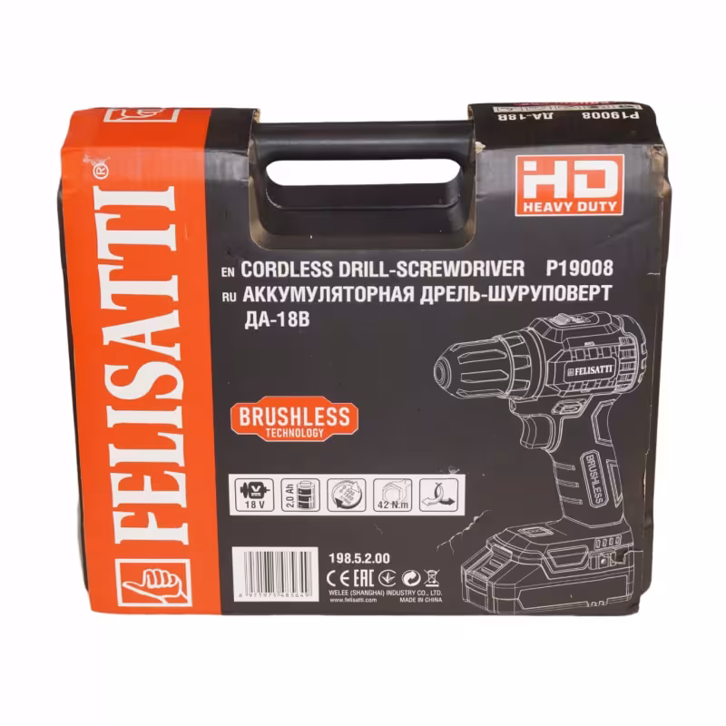 Дрель-шуруповерт аккумуляторная Felisatti FT19028