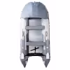 Лодка надувная ПВХ Gladiator D420AL, черный/бирюзовый