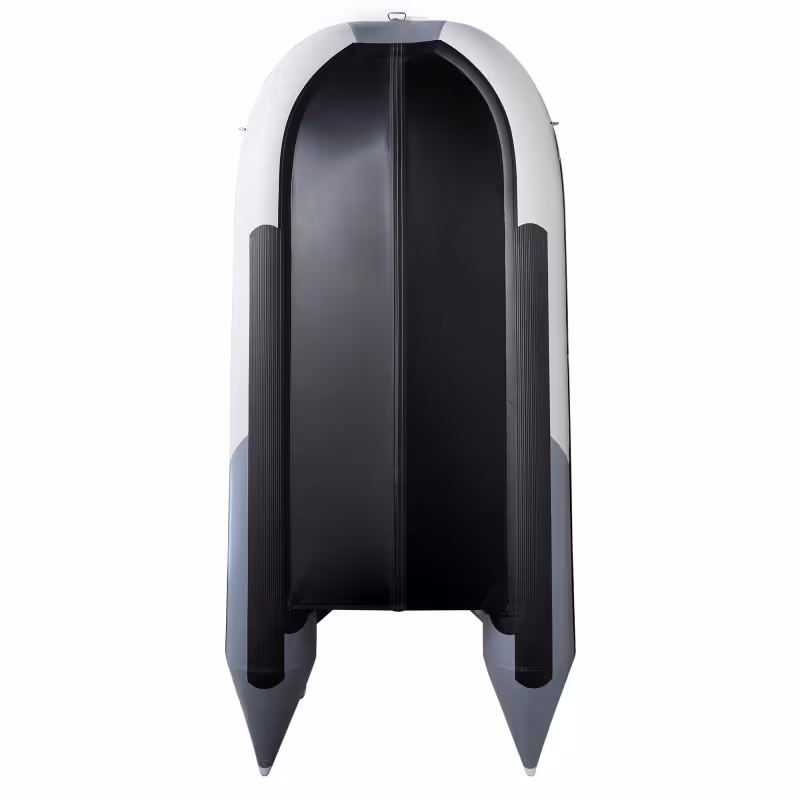 Лодка надувная ПВХ Gladiator D420AL, черный/бирюзовый